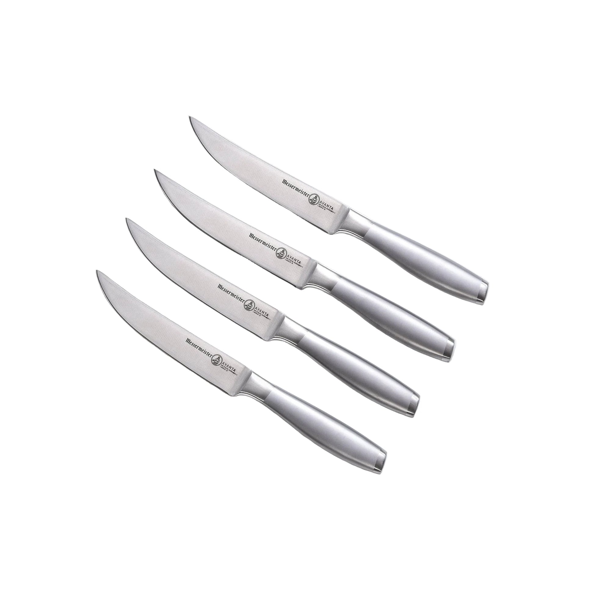 Messermeister Avanta Steak Knife Set: Stainless