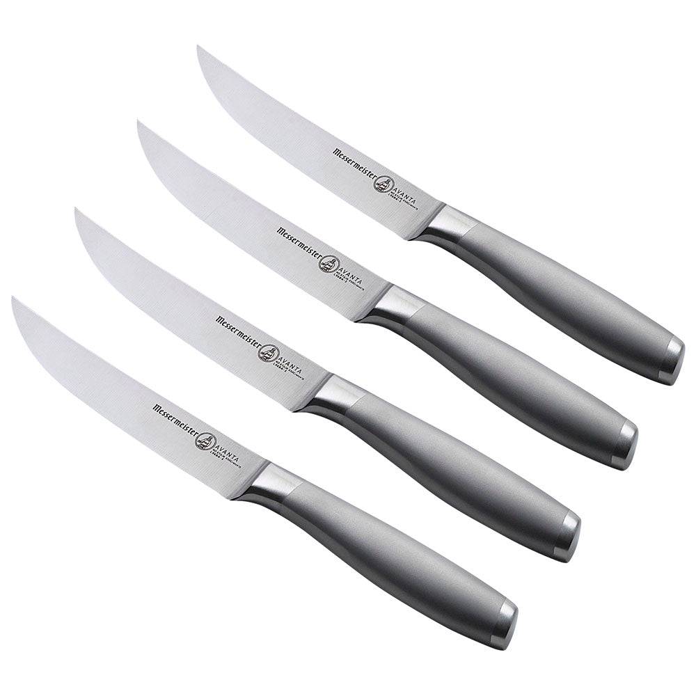 Messermeister Avanta Steak Knife Set: Stainless