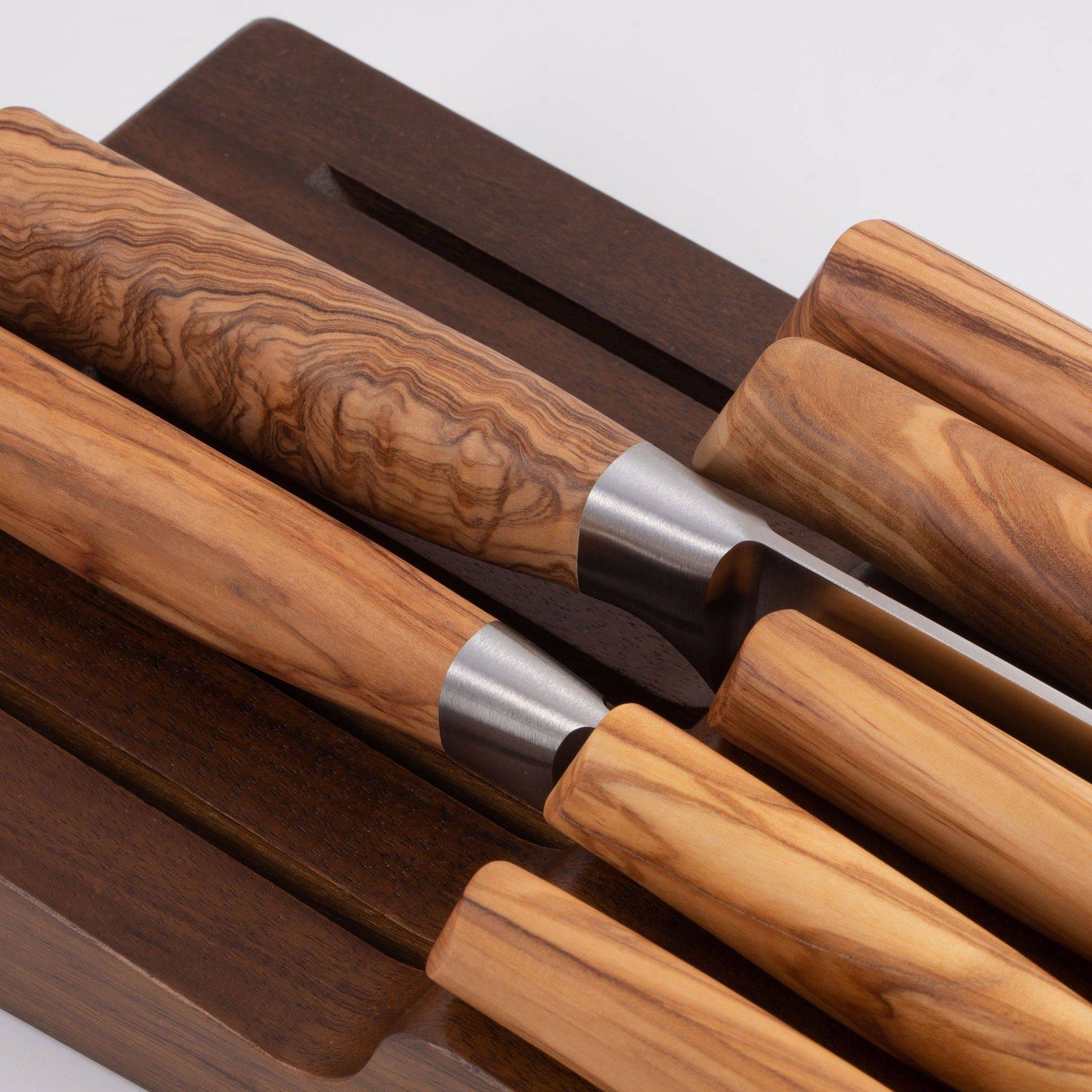 Messermeister In-Drawer Knife Holder: 11-Slot, Acacia