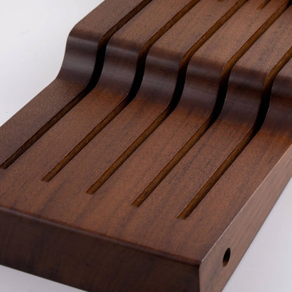 Messermeister In-Drawer Knife Holder: 11-Slot, Acacia