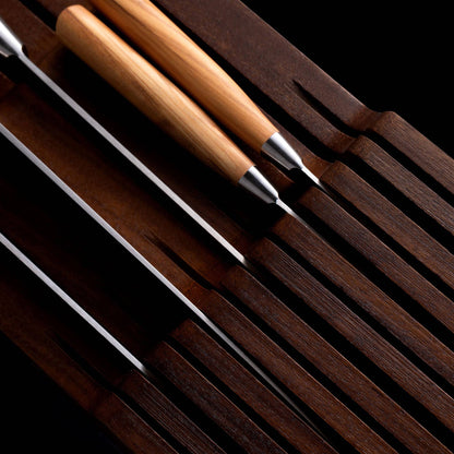 Messermeister In-Drawer Knife Holder: 11-Slot, Acacia