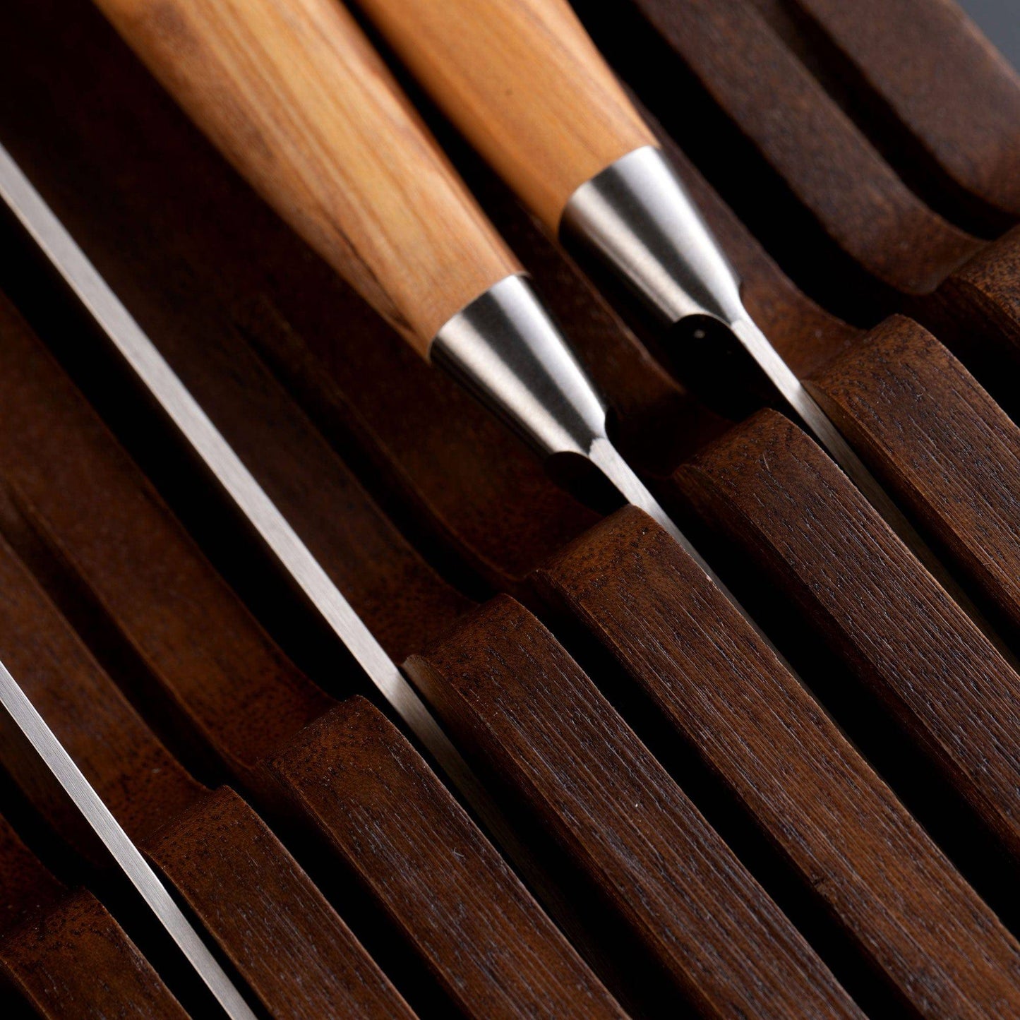 Messermeister In-Drawer Knife Holder: 11-Slot, Acacia