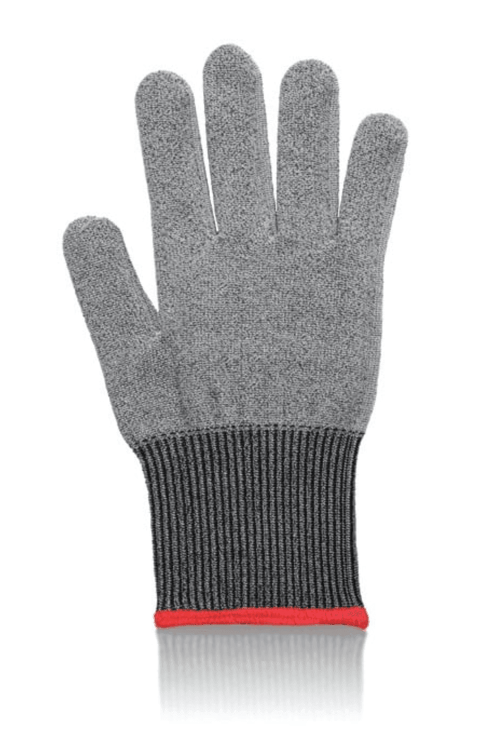 Microplane Cut Resistant Glove: Red Trim