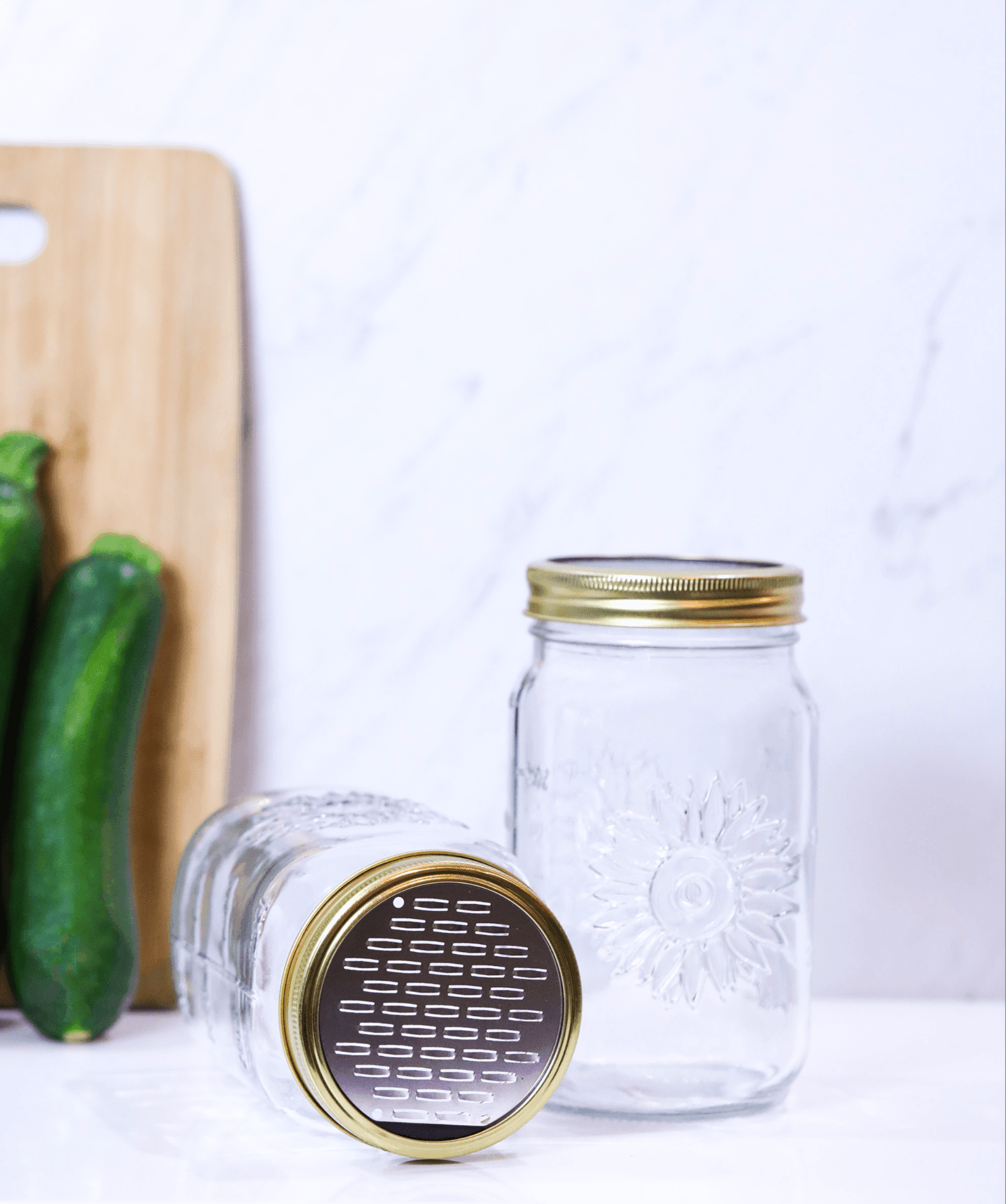 Microplane Jar Lid Etched Grater Set