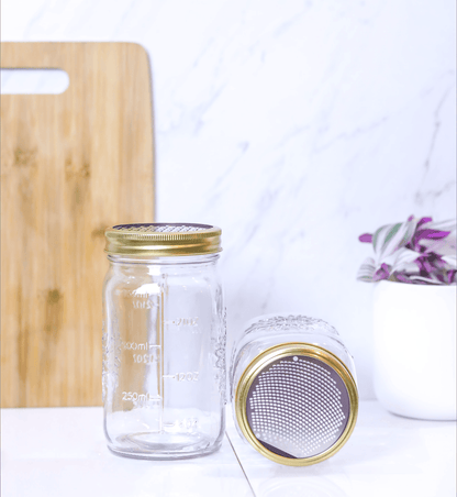 Microplane Jar Lid Etched Grater Set