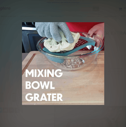 Microplane Mixing Bowl Grater: Extra Coarse