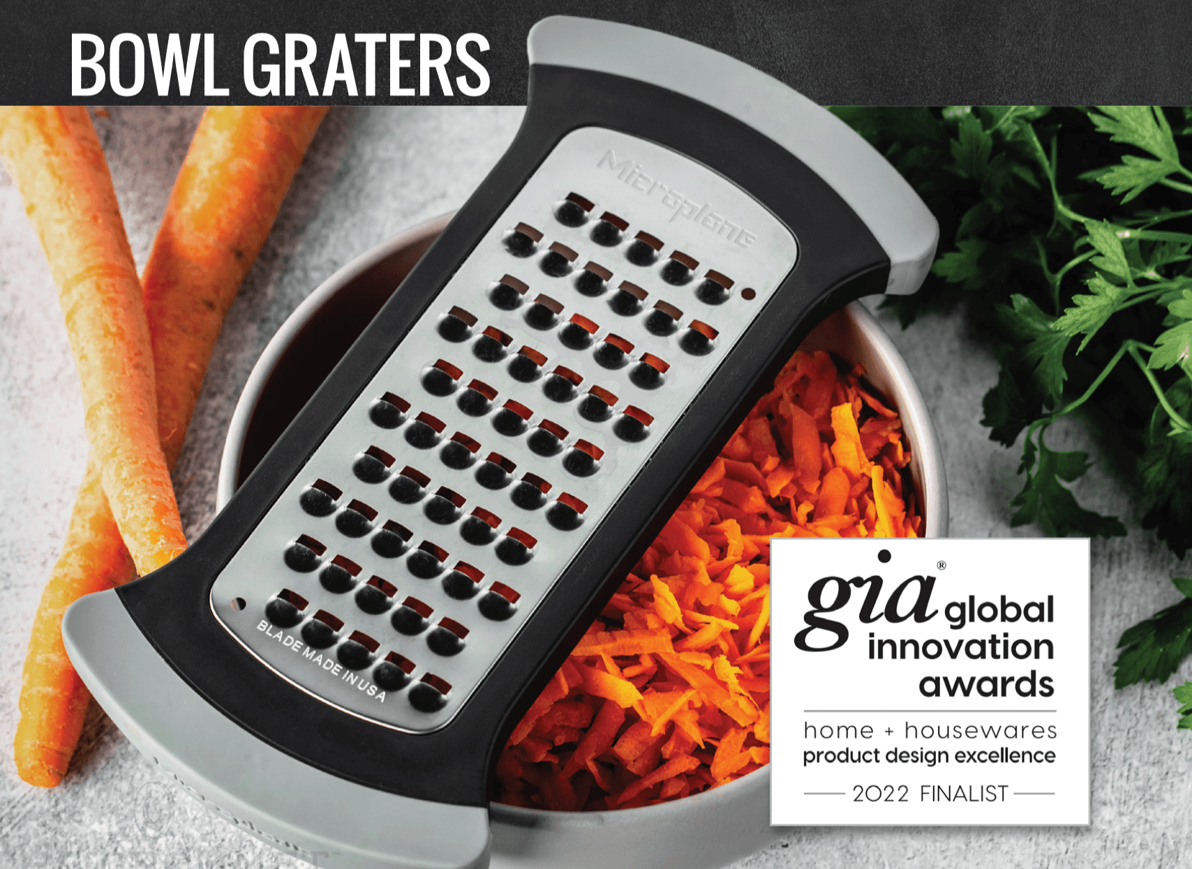 Microplane Mixing Bowl Grater: Extra Coarse