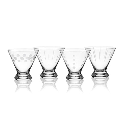 Mikasa Cheers Stemless Martini Glasses (Set of 4)