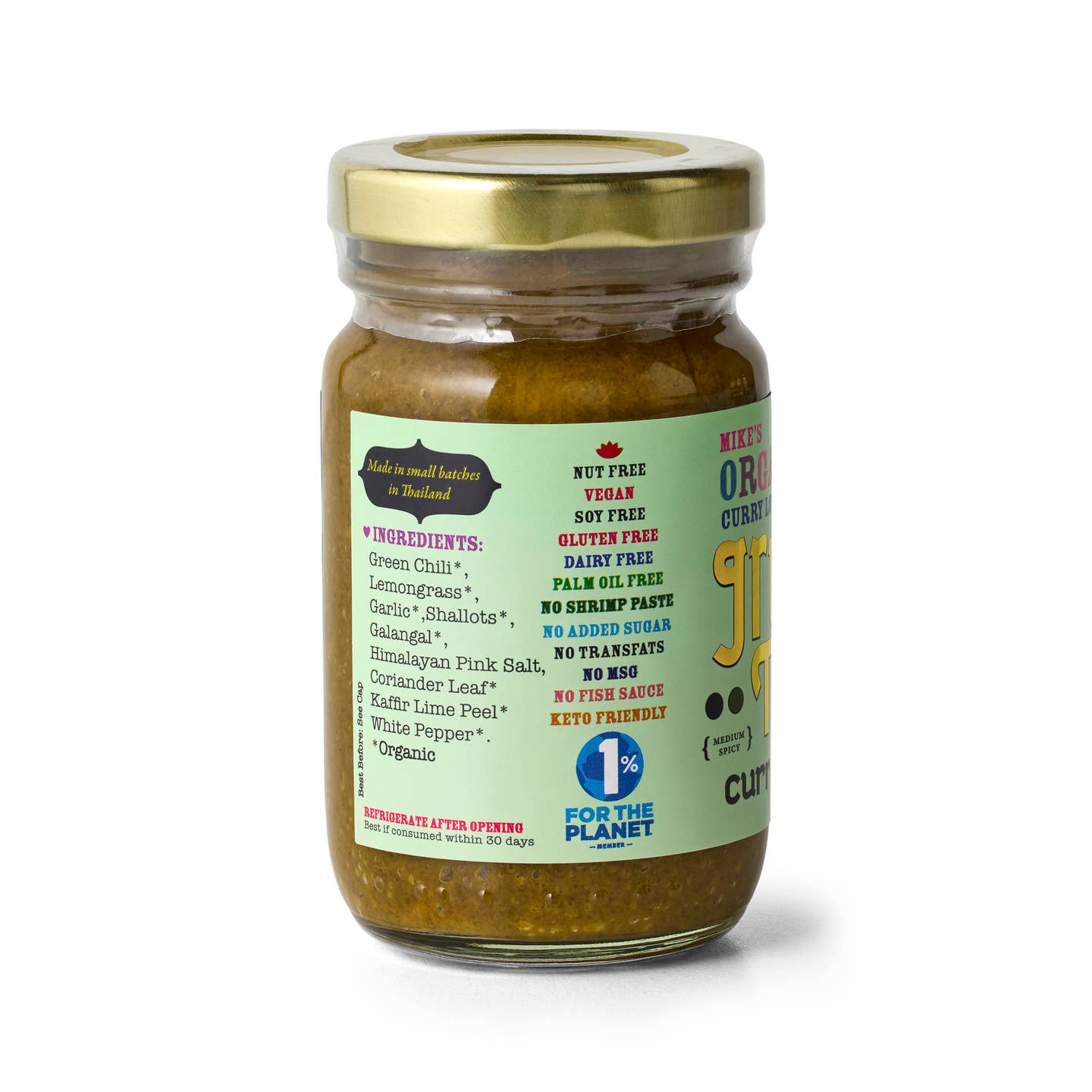 Mike's Organic Curry Love Green Thai Curry Paste