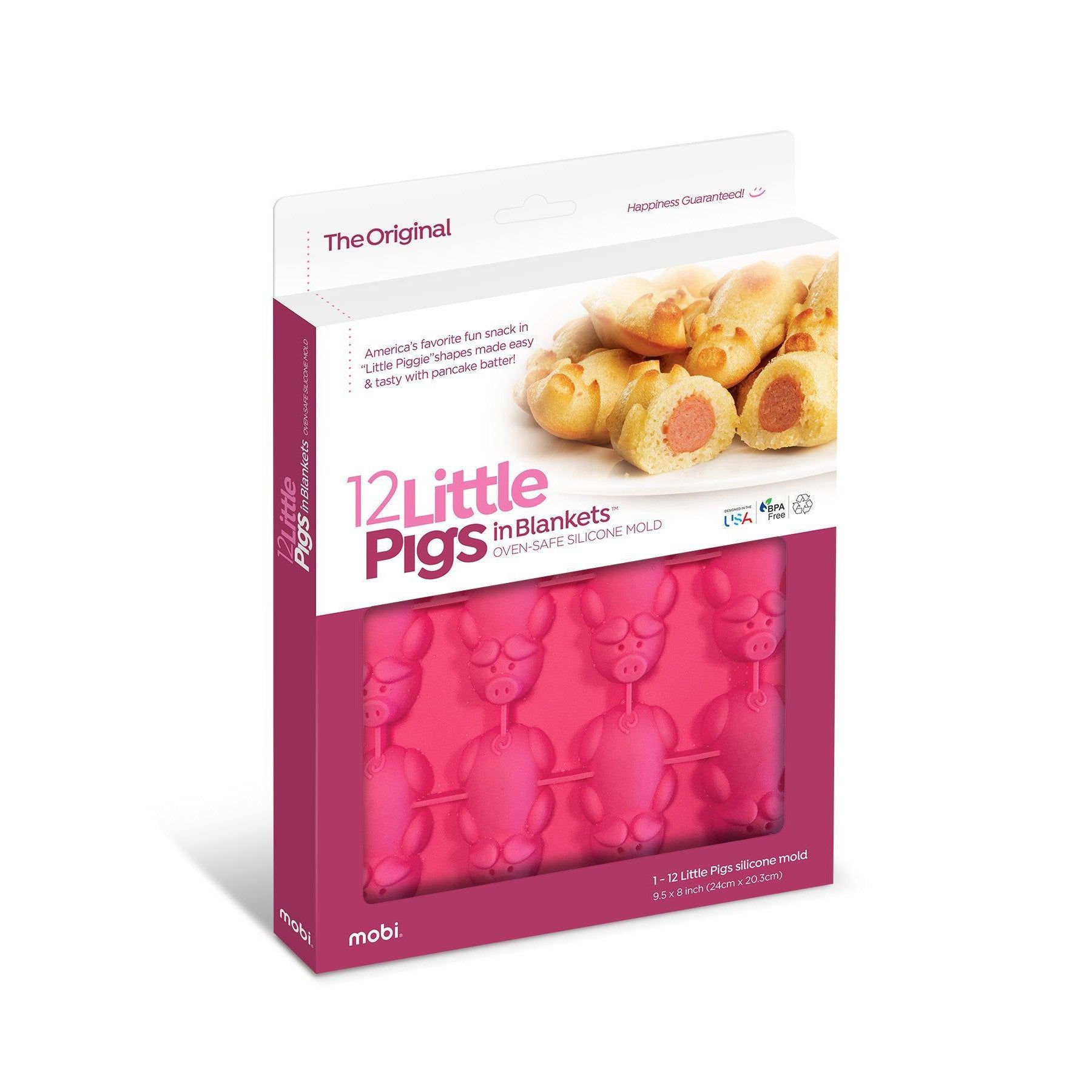 Mobi Silicone Mold: Pigs in Blankets