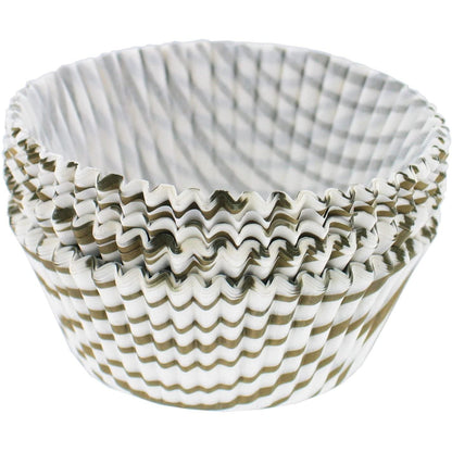 NorPro Baking Cups: Standard, Gold Swirl