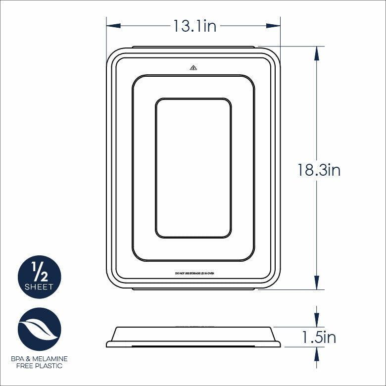 NordicWare Storage Lid: Half Sheet