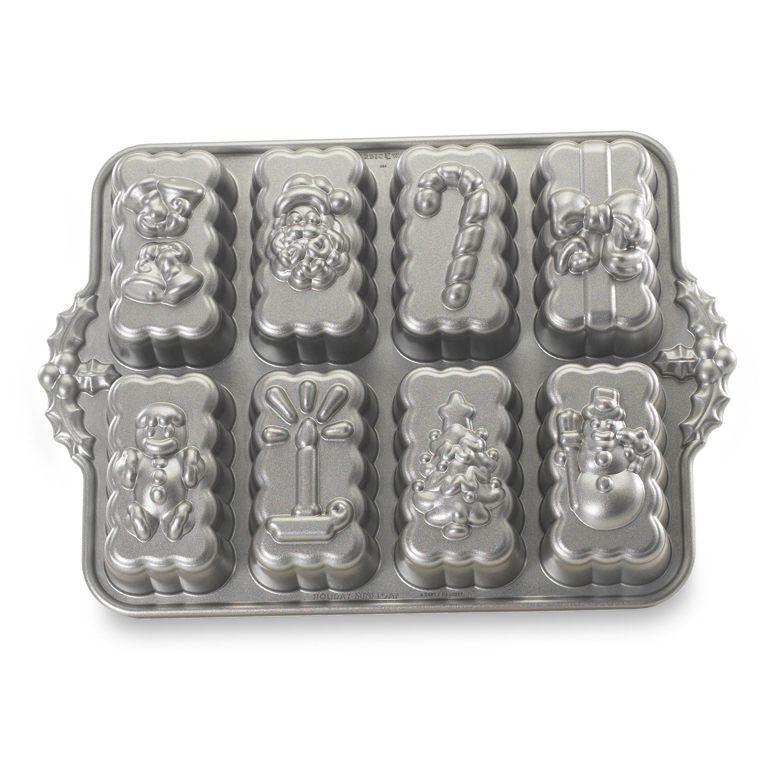 NordicWare Mini Loaves Pan: Holiday