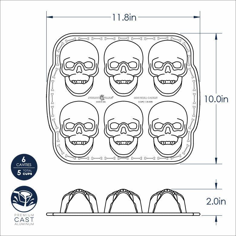 NordicWare Cakelet Pan: Haunted Skull