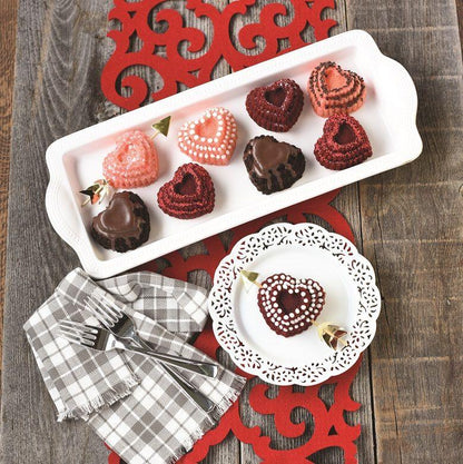 NordicWare Cakelet Pan: Tiered Hearts