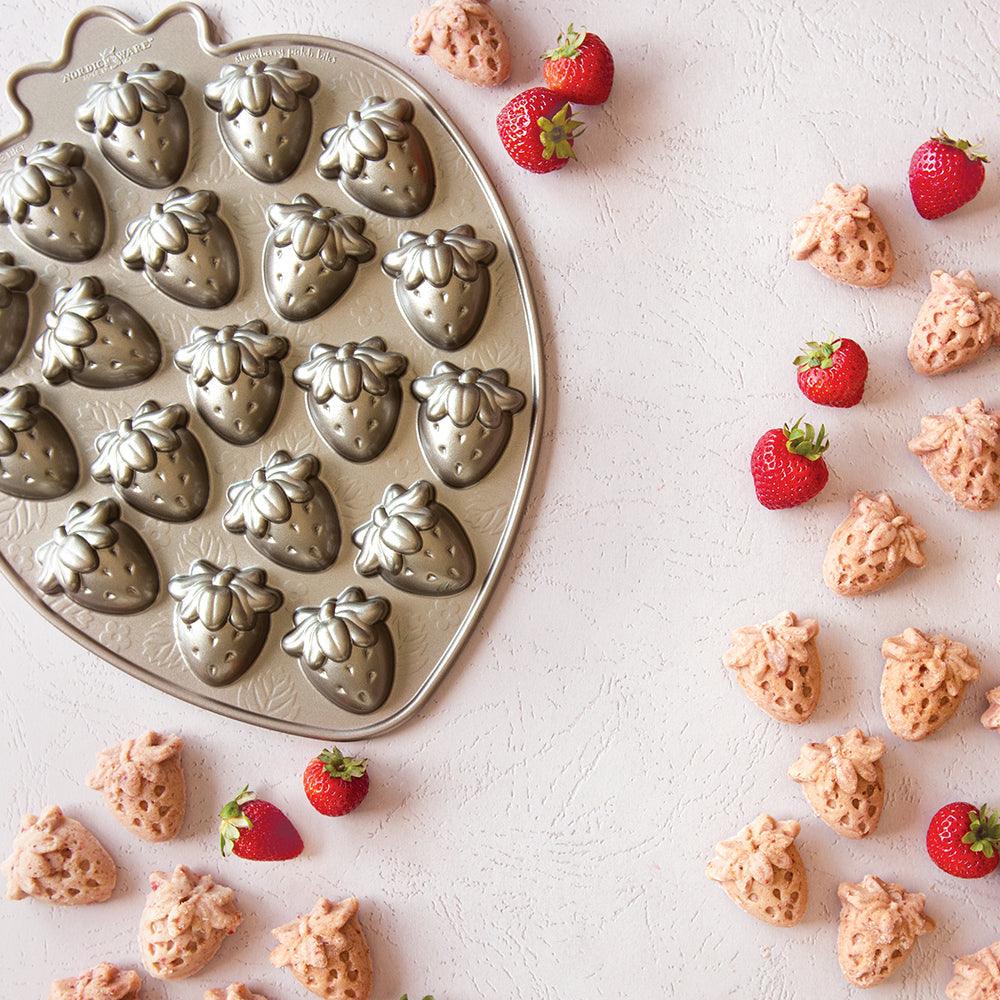 NordicWare Cakelet Pan: Strawberry