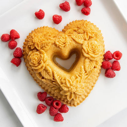 NordicWare Bundt Pan: Floral Heart