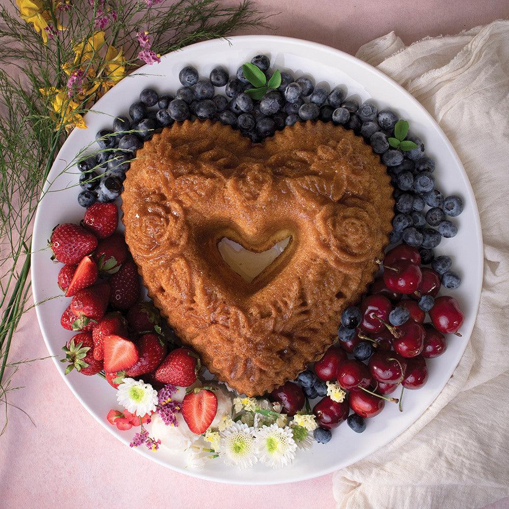 NordicWare Bundt Pan: Floral Heart