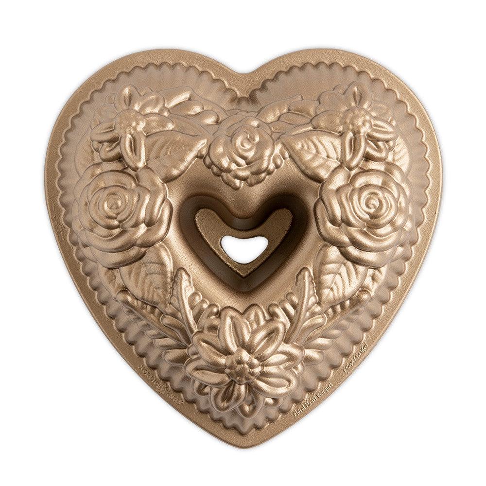 NordicWare Bundt Pan: Floral Heart