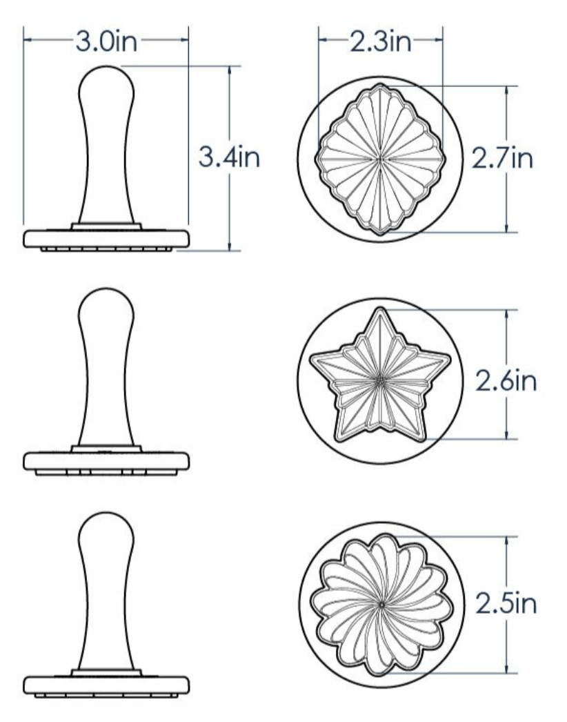 NordicWare Cookie Stamps: Assorted, Individual