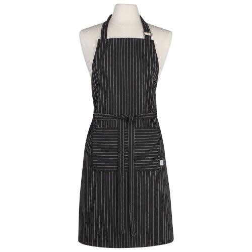 NOW Designs Apron: Chef, Pinstripe Black