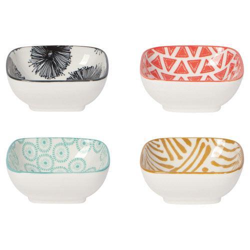 NOW Designs Pinch Bowls (Set of 4): Square, Mix & Prep