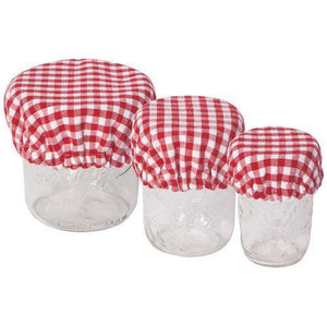 Now Designs Jar Covers (Set of 3): Gingham