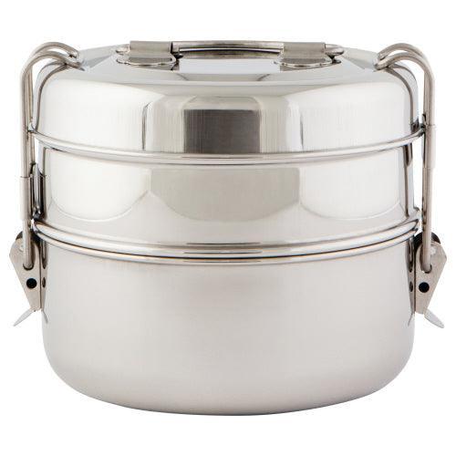 NOW Designs Tiffin: 2-Tier, Stainless Steel