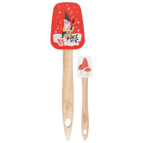 NOW Designs Spoonulas (Set of 2): Gnome for Holidays