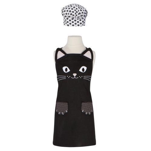 Now Designs Kids Apron & Hat Set: Daydream, Cat