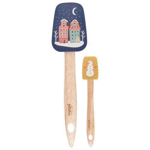 NOW Designs Spoonulas (Set of 2): Candy Cane Lane