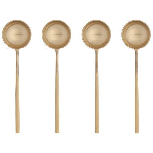 NOW Designs Long Spoons (Set of 4): Gold