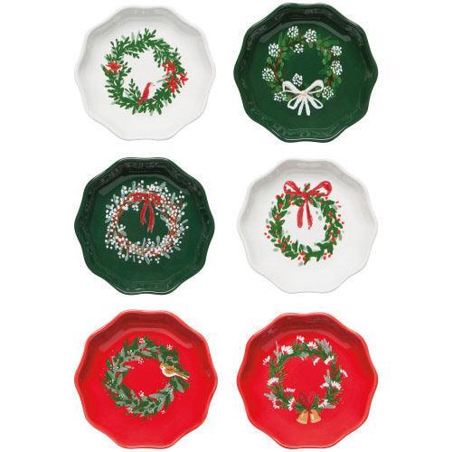 NOW Designs Pinch Bowls (Set of 6): Wreaths