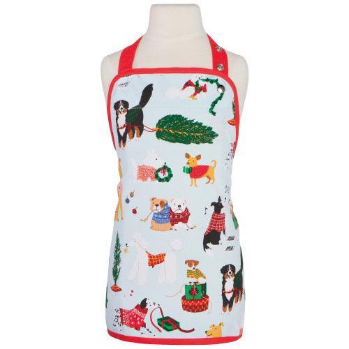 Now Designs Kids Apron: Classic, Holiday Hounds