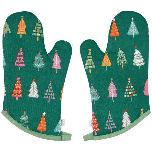 NOW Designs Oven Mitts (Set of 2): Glitzmas