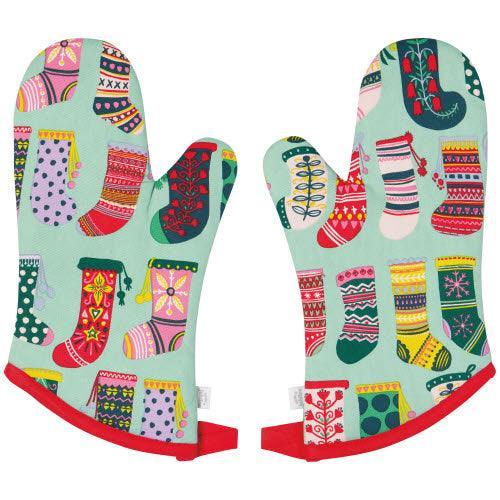 NOW Designs Oven Mitts (Set of 2): Winter Woolens