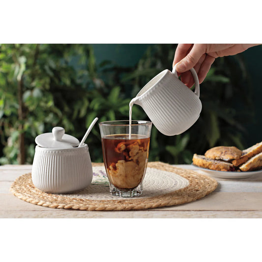 NOW Designs Creamer: White Speckled