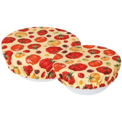 Now Designs Bowl Covers (Set of 2): Heirloom Tomatoes