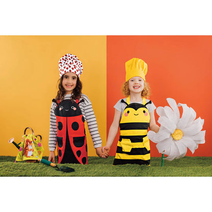 Now Designs Kids Apron & Hat Set: Daydream, Ladybug