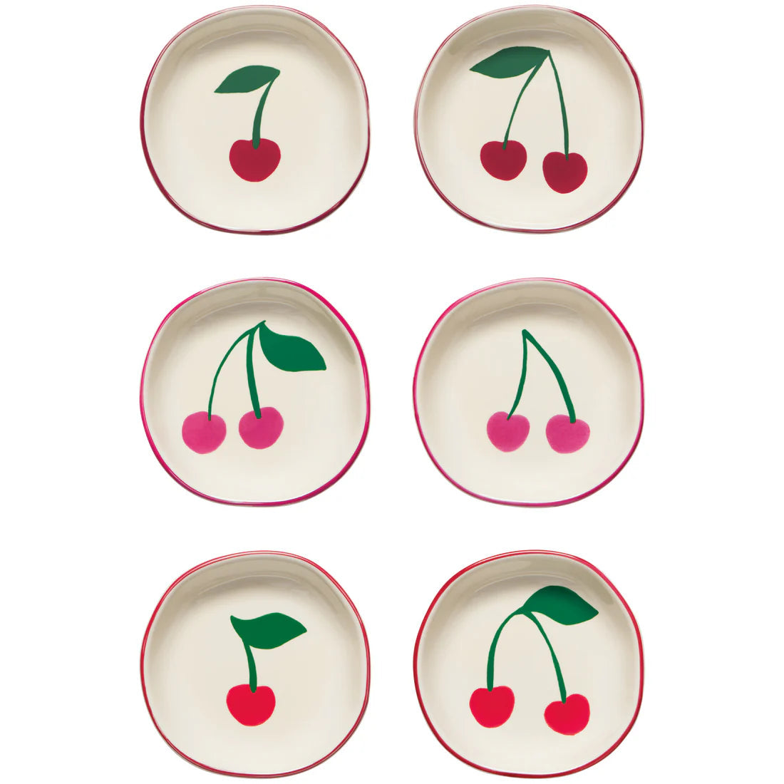 NOW Designs Pinch Bowls (Set of 6): Very Cherry