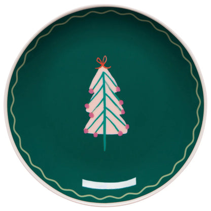 NOW Designs Appetizer Plates (Set of 4): Glitzmas