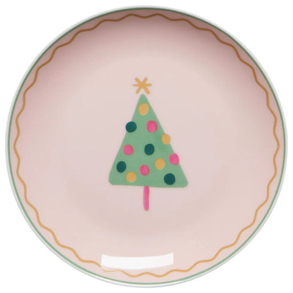 NOW Designs Appetizer Plates (Set of 4): Glitzmas