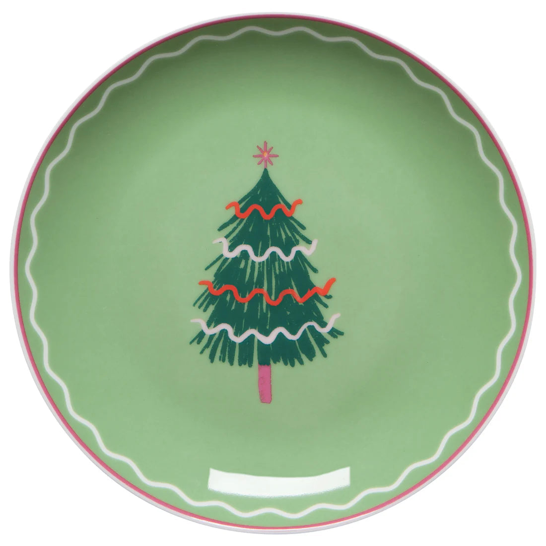 NOW Designs Appetizer Plates (Set of 4): Glitzmas