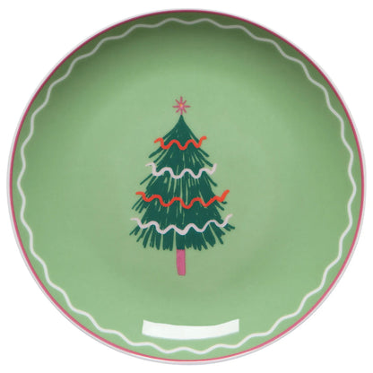 NOW Designs Appetizer Plates (Set of 4): Glitzmas