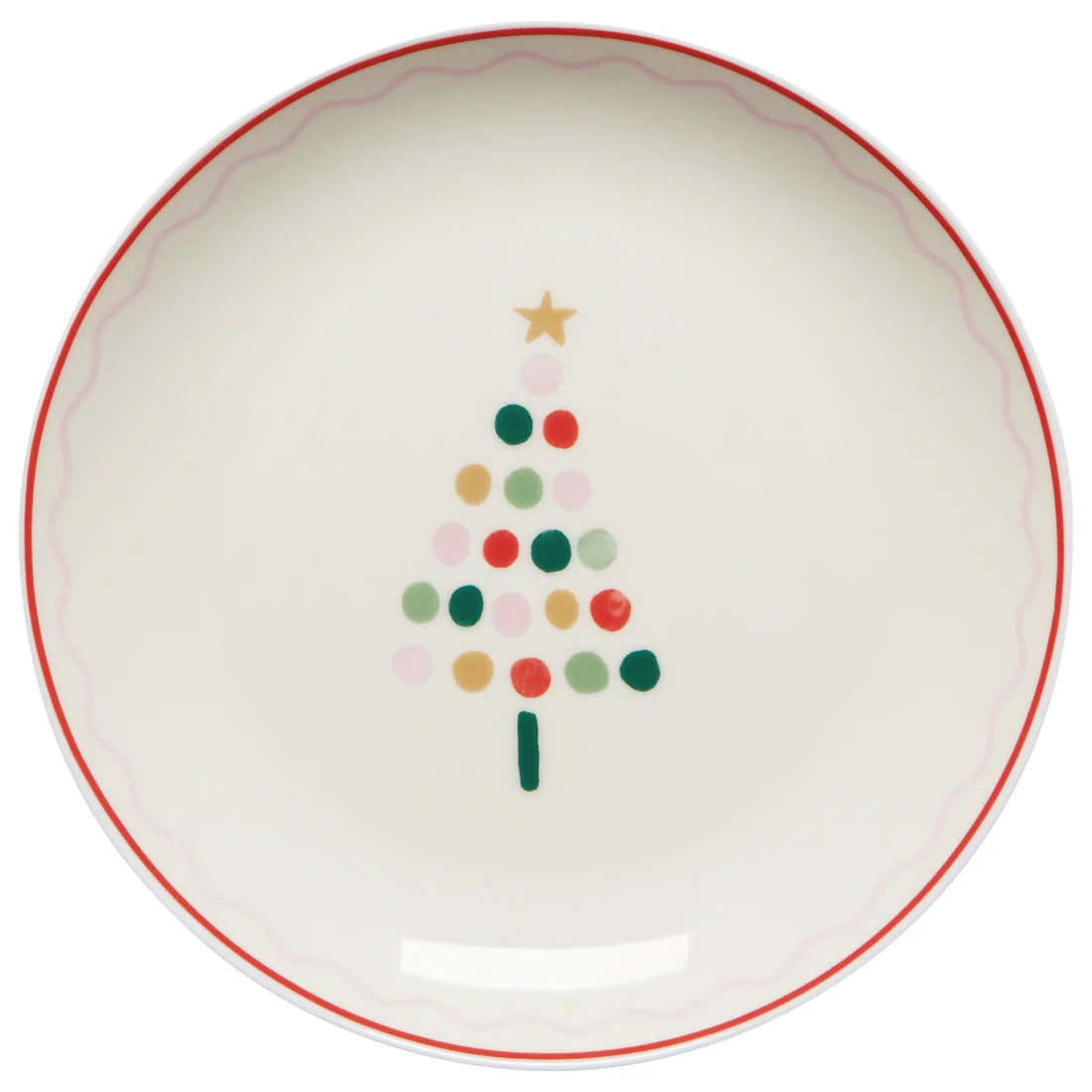 NOW Designs Appetizer Plates (Set of 4): Glitzmas