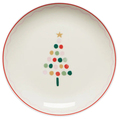 NOW Designs Appetizer Plates (Set of 4): Glitzmas