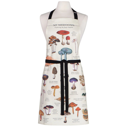 NOW Designs Apron: Mushrooms Fine Print