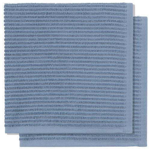 NOW Designs Dishcloths (Set of 2): Ripple, Slate Blue