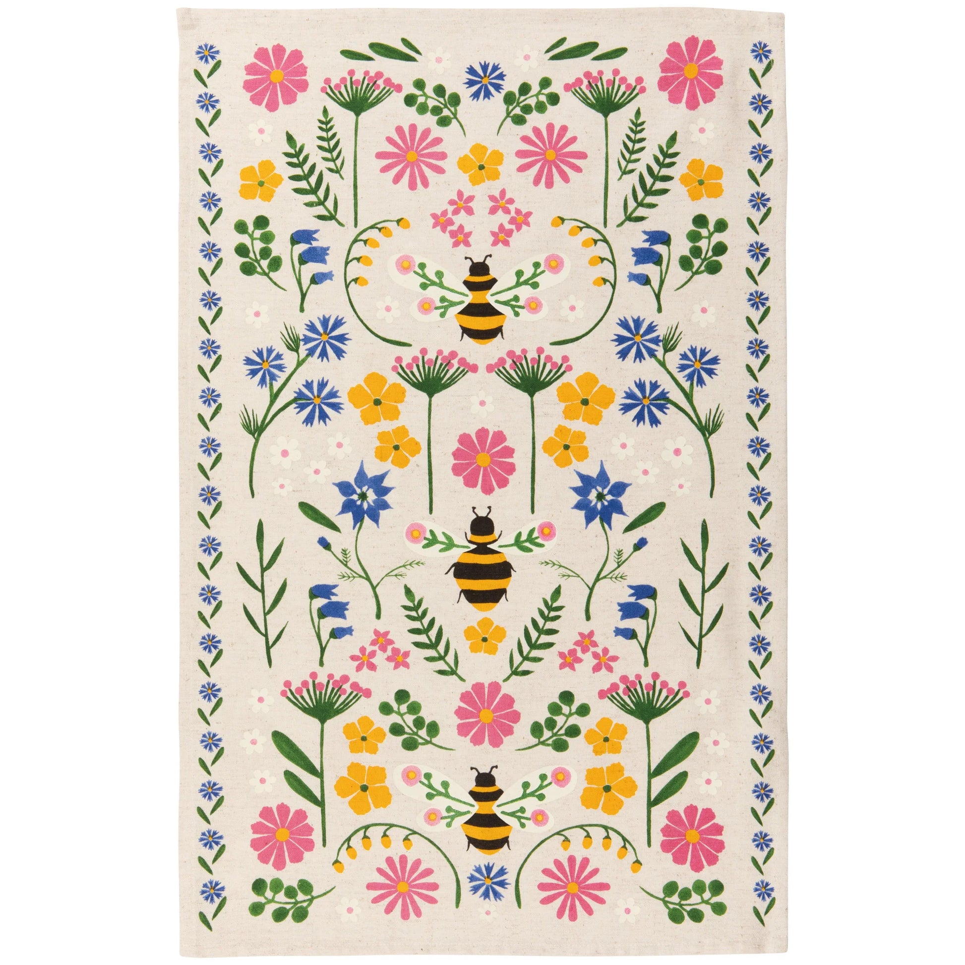 NOW Designs Dishtowel: Bee Garden