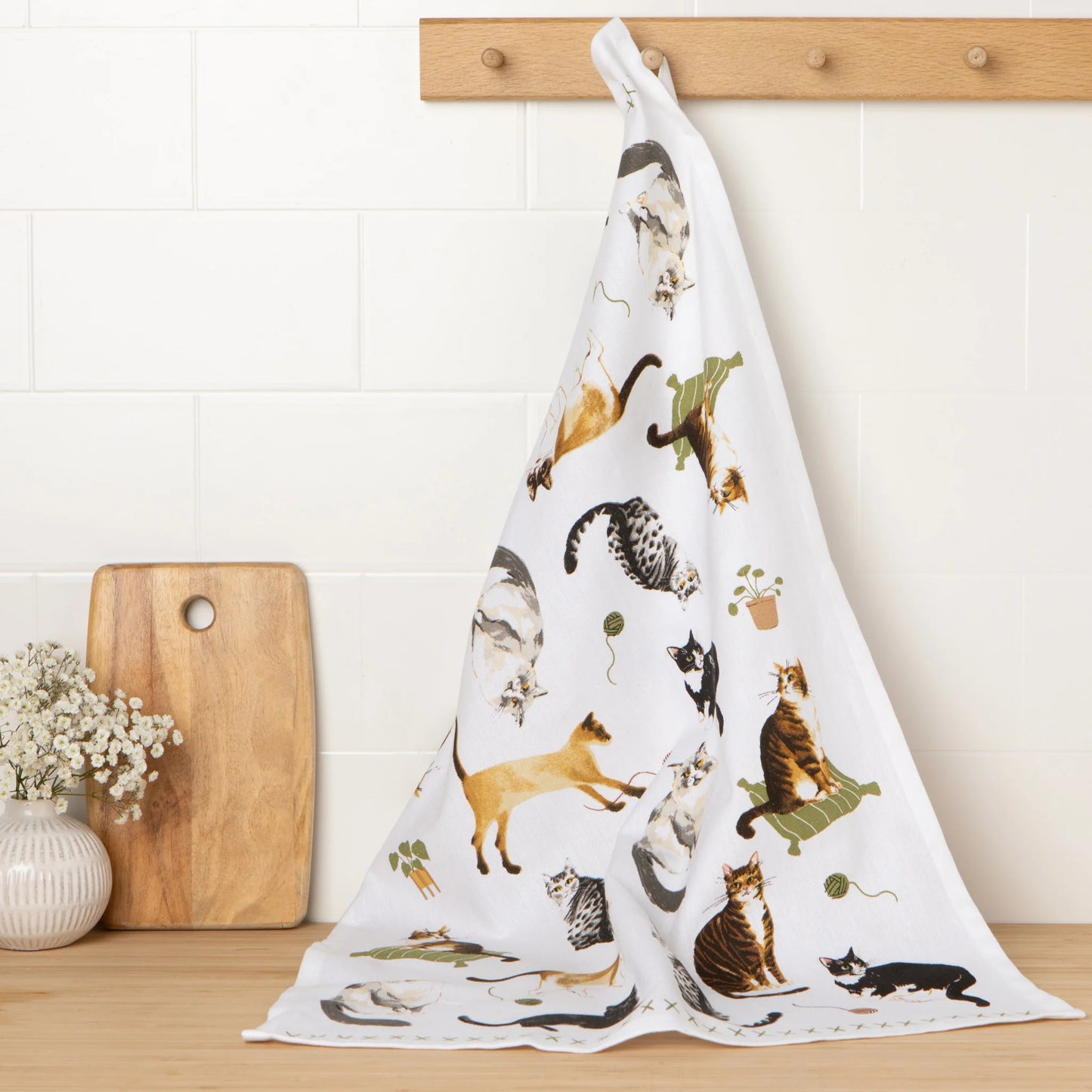 NOW Designs Dishtowel: Cat Collective
